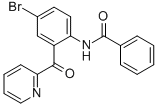 CAS 登录号：22753-88-4， N-[4-溴-2-(2-吡啶基羰基)苯基]-苯甲酰胺