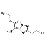 CAS#: 227610-99-3, 2-(7-Amino-6-Ethoxy-1H-Pyrazolo[1,5-b][1,2,4]Triazol-2-Yl)Ethanol