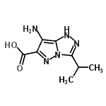 CAS#: 227611-29-2, 7-Amino-3-Isopropyl-1H-Pyrazolo[5,1-c][1,2,4]Triazole-6-Carboxylic Acid