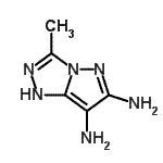 CAS 登录号：227611-33-8， 3-甲基-1H-吡唑并[5,1-c][1,2,4]三唑-6,7-二胺
