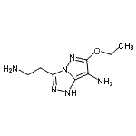 CAS 登录号：227611-41-8， 3-(2-氨基乙基)-6-乙氧基-1H-吡唑并[5,1-c][1,2,4]三唑-7-胺