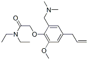 CAS#: 2281-44-9, 2-[2-(Dimethylaminomethyl)-6-Methoxy-4-Prop-2-Enylphenoxy]-N,N-Diethylacetamide