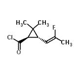 CAS#: 228702-78-1, (1R,3R)-3-[(1Z)-2-Fluoro-1-Propen-1-Yl]-2,2-Dimethylcyclopropanecarbonyl Chloride