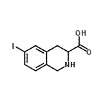 CAS#: 228728-11-8, 6-Iodo-1,2,3,4-Tetrahydro-3-Isoquinolinecarboxylic Acid