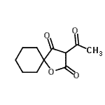CAS#: 22884-85-1, 3-Acetyl-1-Oxaspiro[4.5]Decane-2,4-Dione