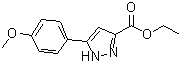 CAS 登录号：229015-76-3， 5-(4-甲氧基苯基)-1H-吡唑-3-羧酸乙酯