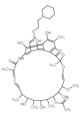 CAS#: 22912-87-4, 3-[[[2-(1-Piperidinyl)Ethoxy]Imino]Methyl]Rifamycin