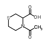 CAS 登录号：229329-85-5， 4-乙酰基-3-硫代吗啉羧酸