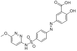 CAS 登录号：22933-72-8， 柳氮定