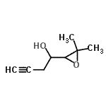 CAS 登录号：229333-29-3， 1-(3,3-二甲基-2-环氧乙烷基)-3-丁炔-1-醇