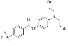 CAS#: 22953-42-0, 4-(Bis(2-Bromoethyl)Amino)-Phenol 4-(alpha,alpha,alpha-Trifluoromethyl)Benzoate