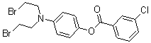 CAS#: 22954-17-2, 4-[Bis(2-Bromoethyl)Amino]Phenyl 3-Chlorobenzoate