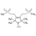 CAS#: 229621-21-0, S,S'-[(1-Hydroxy-2,2,5,5-tetramethyl-2,5-dihydro-1H-pyrrole-3,4-diyl)bis(methylene)] dimethanesulfonothioate