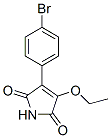 CAS 登录号：23019-43-4， 3-(4-溴苯基)-4-乙氧基-吡咯-2,5-二酮