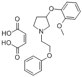 CAS#: 23044-44-2, 3-(2-Methoxyphenoxy)-1-(2-Phenoxyethyl)-1-Pyrrolidine Maleate (1:1)
