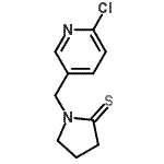 CAS 登录号：230617-77-3， 1-[(6-氯-3-吡啶基)甲基]-2-吡咯烷硫酮