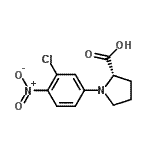 CAS 登录号：230642-98-5， 1-(3-氯-4-硝基苯基)-L-脯氨酸