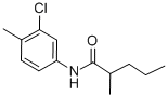 CAS 登录号：2307-68-8， N-(3-氯-4-甲基苯基)-2-甲基戊酰胺
