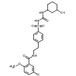 CAS 登录号：23074-02-4， 5-氯-N-[2-(4-{[(3-羟基环己基)氨基甲酰]氨基磺酰基}苯基)乙基]-2-甲氧基苯甲酰胺