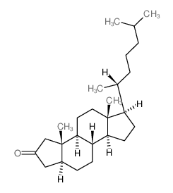 CAS 登录号：2310-36-3， (5.alpha.)-alpha-去甲胆甾烷-2-酮