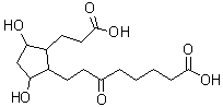 CAS 登录号：23109-94-6， 8-[2-(2-羧基乙基)-3,5-二羟基环戊基]-6-氧代辛酸