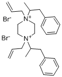 CAS#: 23111-77-5, 1,4-Bis(alpha-Methylphenethyl)-1,4-Diallyl-Piperazinium Dibromide