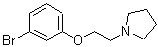 CAS#: 23136-18-7, 1-[2-(3-Bromophenoxy)Ethyl]-Pyrrolidine