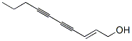 CAS 登录号：23180-62-3， (E)-2-癸烯-4,6-二炔-1-醇