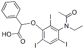 CAS 登录号：23189-32-4， 2-[3-(N-乙基乙酰氨基)-2,4,6-三碘苯氧基]-2-苯基乙酸