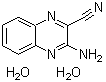 CAS 登录号：23190-84-3， 3-氨基-2-喹喔啉甲腈二水合物