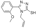 CAS 登录号：23195-30-4， 4-烯丙基-5-(2-甲氧基苯基)-4H-1,2,4-三唑-3-硫醇