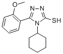 CAS#: 23195-34-8, 4-Cyclohexyl-2,4-Dihydro-5-(2-Methoxyphenyl)-3H-1,2,4-Triazole-3-Thione