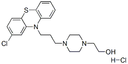 CAS#: 23221-95-6, 4-[3-(2-Chloro-10H-Phenothiazin-10-Yl)Propyl]Piperazine-1-Ethanol Hydrochloride