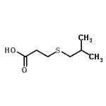 CAS#: 23246-19-7, 3-(Isobutylsulfanyl)Propanoic Acid