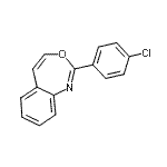 CAS 登录号：23246-32-4， 2-(4-氯苯基)-3,1-苯并氧氮杂卓