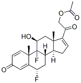 CAS 登录号：2326-26-3， (6a,11b)-21-(乙酰氧基)-6,9-二氟-11-羟基-孕甾-1,4,16-三烯-3,20-二酮