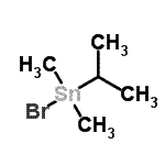 CAS 登录号：23268-96-4， 溴(异丙基)二甲基锡烷