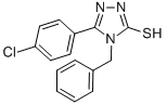CAS#: 23282-92-0, 4-Benzyl-5-(4-Chloro-Phenyl)-4H-[1,2,4]Triazole-3-Thiol