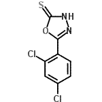 CAS 登录号：23288-92-8， 5-(2,4-二氯苯基)-1,3,4-恶二唑-2-硫醇