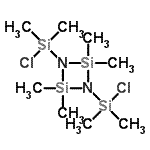 CAS 登录号：2329-10-4， 1,3-二[氯(二甲基)硅烷基]-2,2,4,4-四甲基-1,3,2,4-二氮杂二硅杂环丁烷