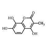 CAS#: 23296-96-0, 4,7,8-Trihydroxy-3-Methyl-2H-Chromen-2-One