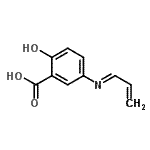CAS#: 233673-02-4, 2-Hydroxy-5-[(E)-2-Propen-1-Ylideneamino]Benzoic Acid