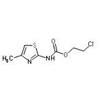 CAS#: 233756-28-0, 2-Chloroethyl (4-Methyl-1,3-Thiazol-2-Yl)Carbamate