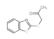 CAS 登录号：23385-34-4， 1-(2-苯并噻唑基硫代)-2-丙酮