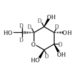 CAS 登录号：23403-54-5， alpha-D-(C<sup>1</sup>,C<sup>2</sup>,C<sup>3</sup>,C<sup>4</sup>,C<sup>6</sup>,C<sup>6</sup>,5-<sup>2</sup>H<sub>7</sub>)吡喃葡萄糖