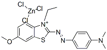 CAS#: 23408-72-2, 2-[[4-(Dimethylamino)Phenyl]Azo]-3-Ethyl-6-Methoxybenzothiazolium Trichlorozincate