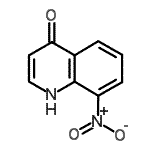 CAS 登录号：23432-46-4， 8-硝基-4(1H)-喹啉酮