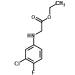 CAS#: 23449-67-4, Ethyl N-(3-Chloro-4-Fluorophenyl)Glycinate