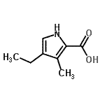 CAS#: 23466-29-7, 4-Ethyl-3-Methyl-1H-Pyrrole-2-Carboxylic Acid