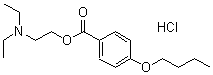 CAS#: 2350-32-5, 2-Diethylaminoethyl 4-Butoxybenzoate Hydrochloride
